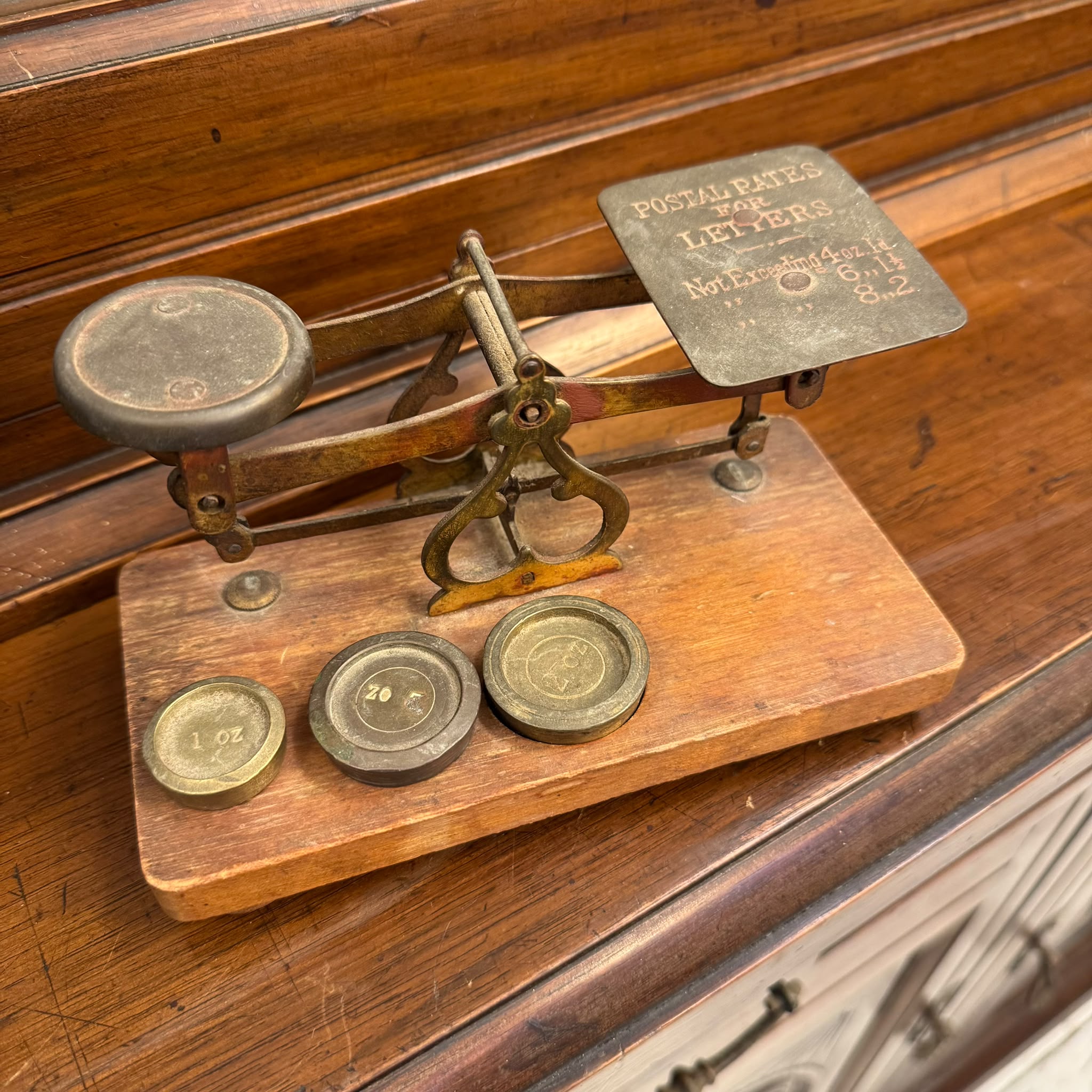 The main photo for Antique postal scales